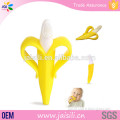 Manufacturer silicone baby teether banana toothbrush